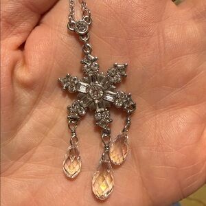 Brighton Elegant Silver Snowflake Pendant Necklace